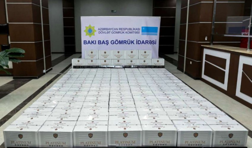 Ölkəyə qanunsuz gətirilən külli miqdarda siqaretin realizə edilməsinin qarşısı alınıb - Video