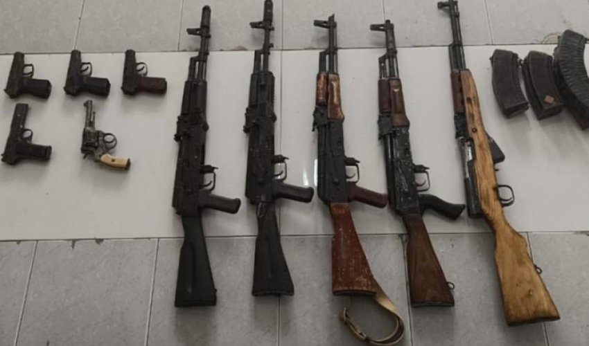 Son 2 gündə qanunsuz aşkar olunan silahların sayı açıqlanıb