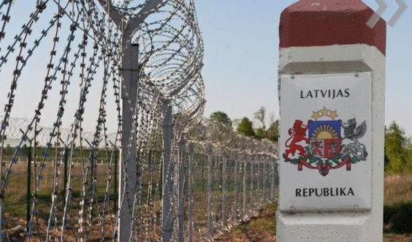 Латвия достроила барьер на границе с Россией