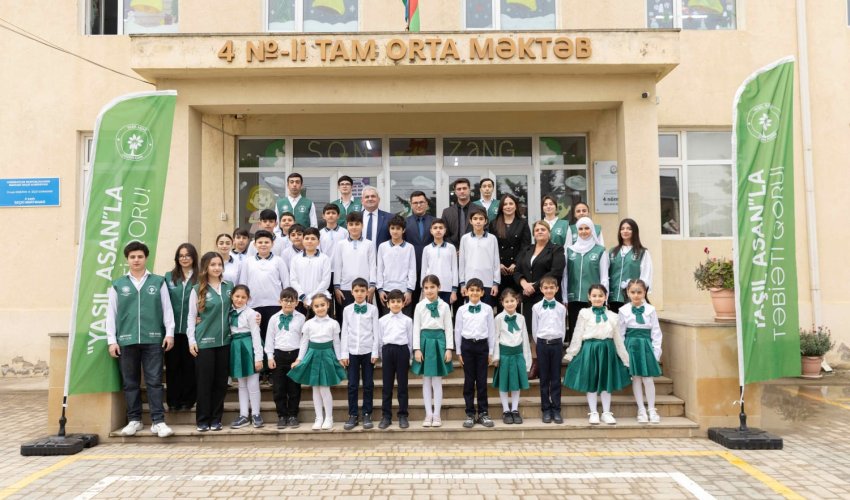 Yaşıl ASAN&rdquo; ekoloji proqramı çərçivəsində &ldquo;Balaca Ekoloqlar&rdquo; layihəsi davam edir