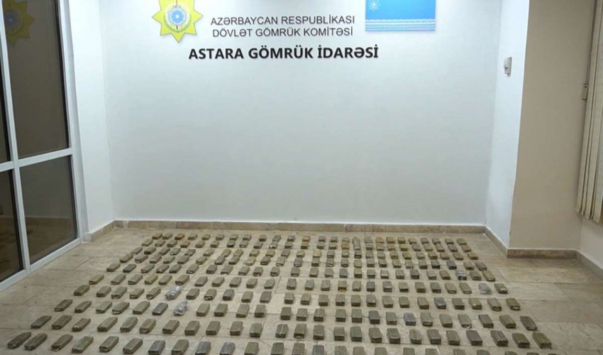 "Qarpız" yükünün içərisində xüsusilə külli miqdarda narkotik vasitə aşkarlanıb