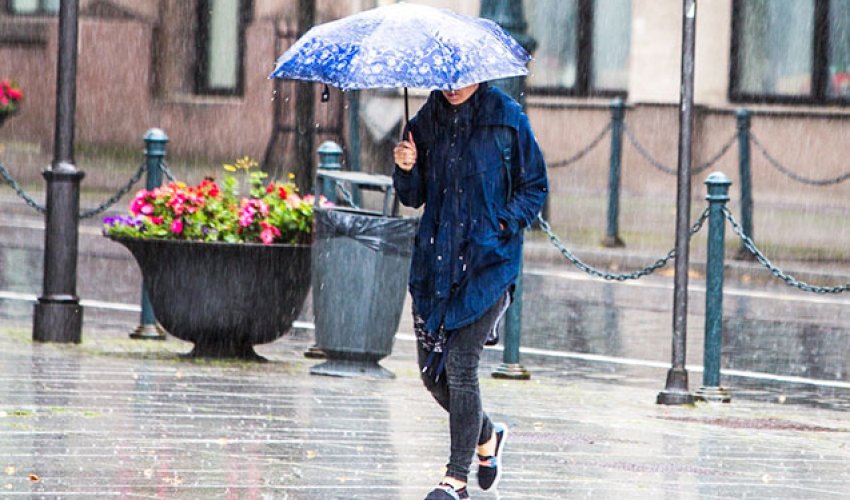 Sabah Bakıda yağıntı intensivləşəcək