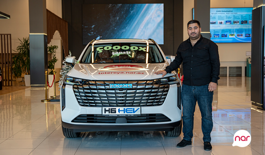 &ldquo;Nar&rdquo;ın &ldquo;Çoox Şanslı&rdquo; lotereyasında 10-cu avtomobilin sahibi bəlli oldu