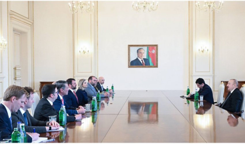 Prezident ABŞ nümayəndə heyətini qəbul edib