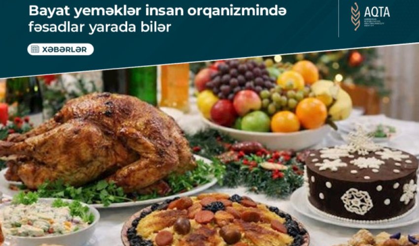 AQTA: Bayram süfrəsindən qalan yeməklərin dəfələrlə qızdırılması təhlükəlidir