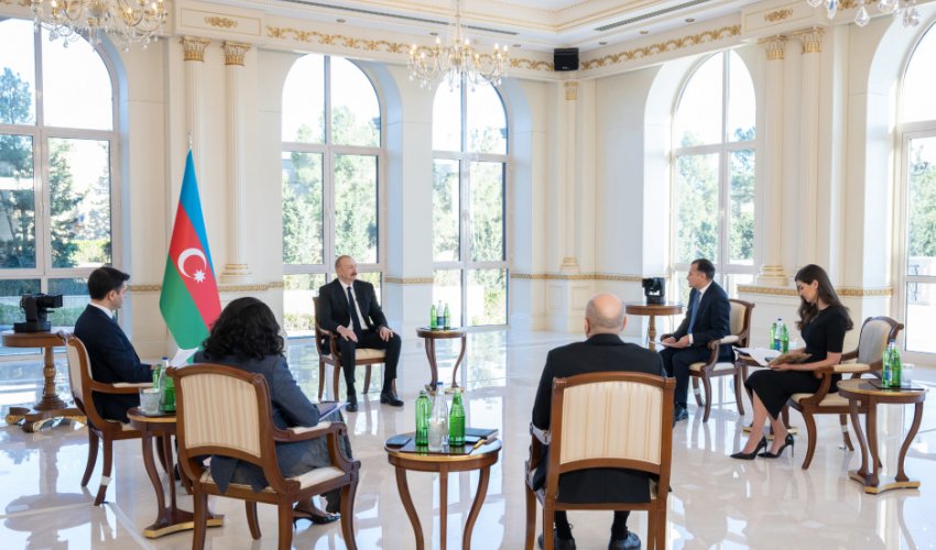 Prezident yerli televiziya kanallarına müsahibə verib - Yeniləcək