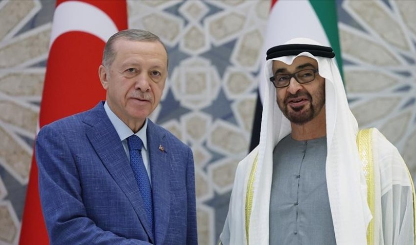 Ərdoğan BƏƏ Prezidenti ilə Qəzzanın yenidən bərpasını müzakirə edib