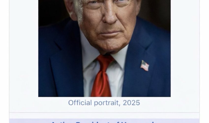 Tramp &ldquo;Venesuela prezidentinin müvəqqəti səlahiyyətlərini&rdquo; tutduğunu iddia edib