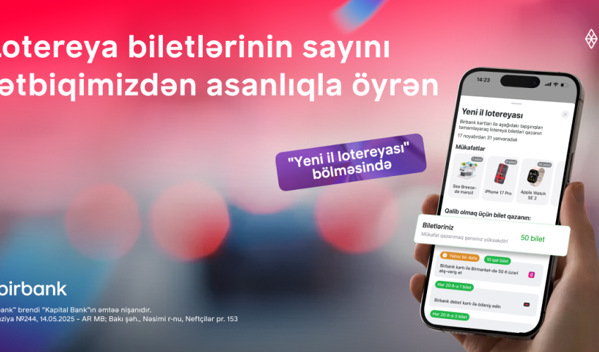 New Year lottery continues: nearly 3 000 000 Birbank clients have a chance to win an apartment