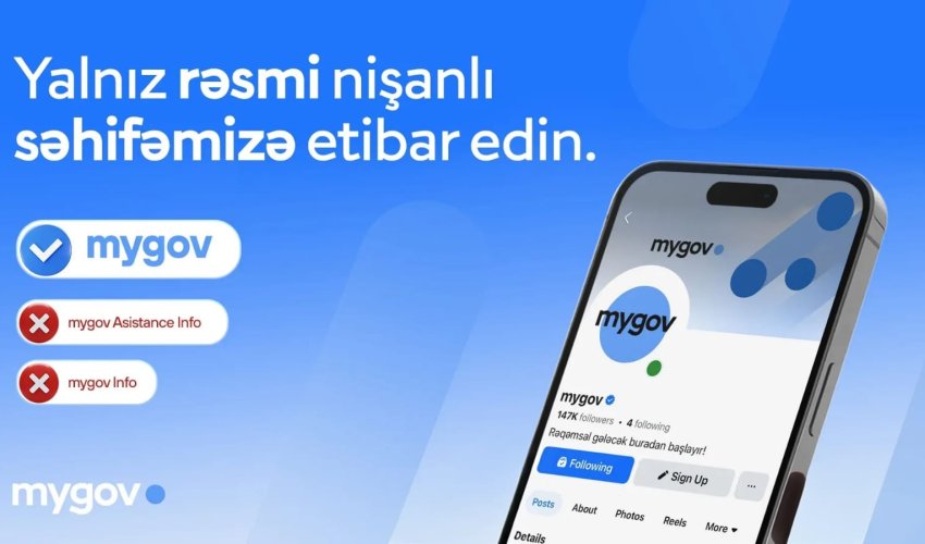 İRİA xəbərdarlıq edir: &ldquo;mygov&rdquo; adından 1500 manatlıq sosial yardım elanları saxtadır