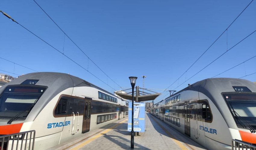 Abşeron dairəvi dəmir yolu üzrə qatarların hərəkət cədvəli yenilənir