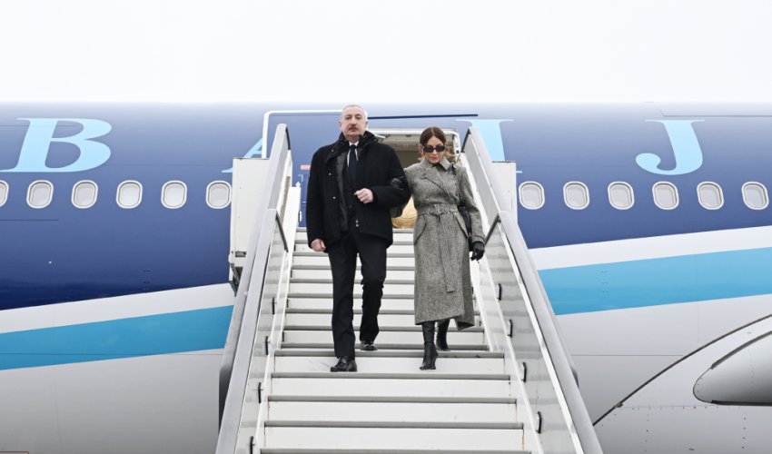 Prezident və xanımı İsveçrədə rəsmi səfərdədir