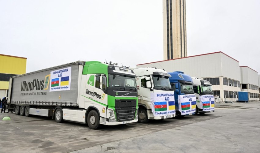 
Azərbaycan Ukraynaya 1 milyon dollarlıq humanitar yardımgöndərdi