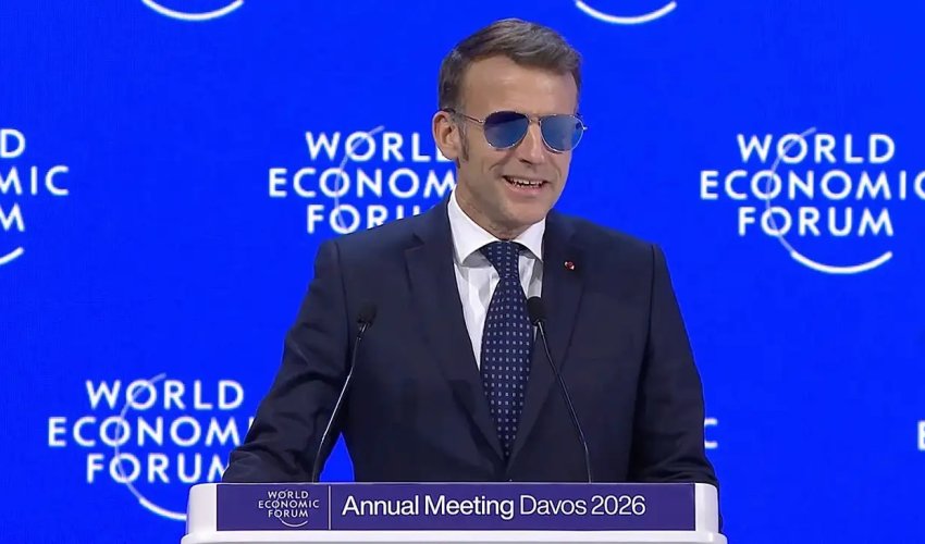 Makron Trampın Davos ritorikasına cavab verdi: Avropa təzyiqə boyun əyməyəcək