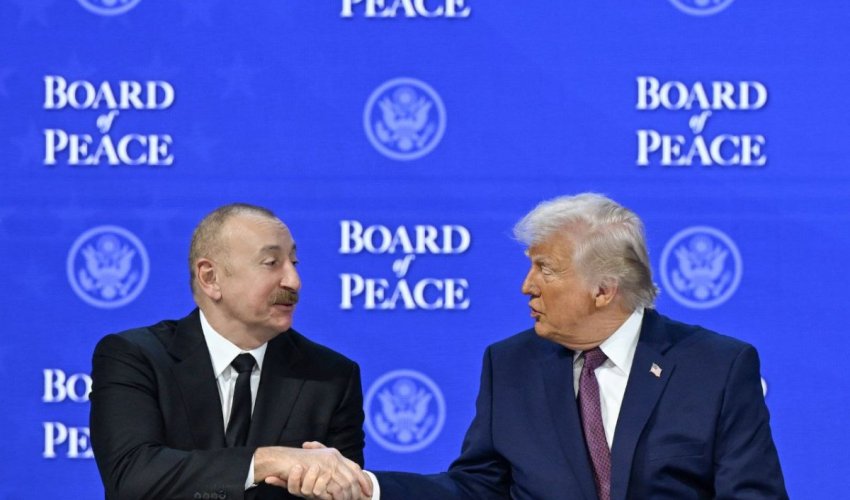 Алиев провёл встречу с Трампом в Давосе и присоединился к Совету мира