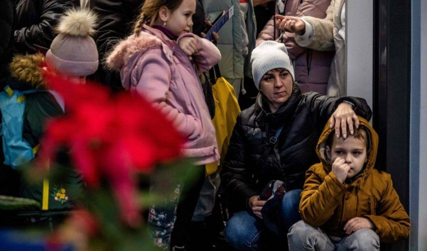 Ukraynada müharibə başlayandan ölkəni tərk edən insanların sayı məlum olub