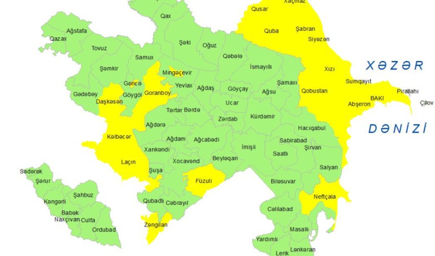 Объявлено желтое предупреждение в связи с ветреной погодой