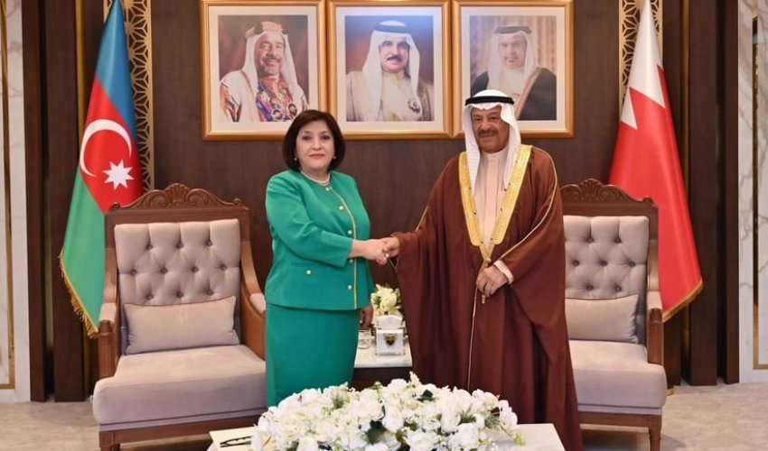 Сахиба Гафарова встретилась с председателем Консультативного Совета Королевства Бахрейн