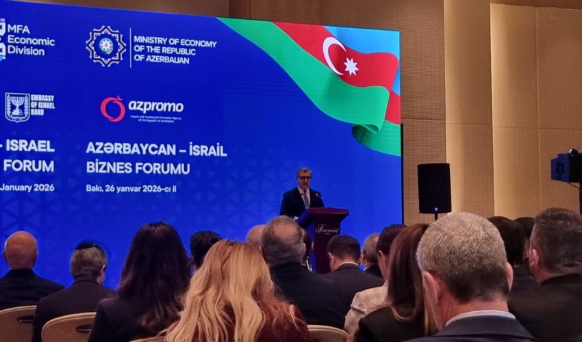 Azərbaycan və İsrail şirkətləri kənd təsərrüfatı və su idarəçiliyində əməkdaşlığı müzakirə edib