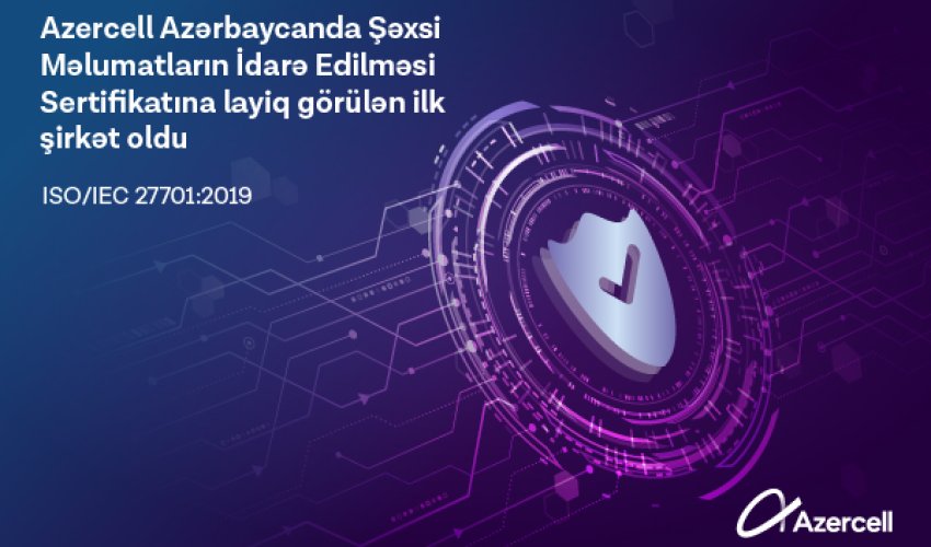 The company achieves international certification for Privacy Information Management Systems