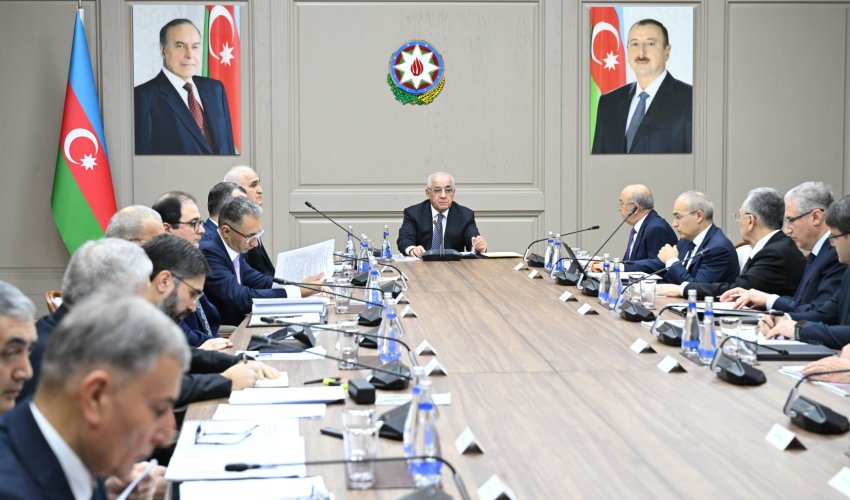 Nazirlər Kabinetində Xəzərin və Bakı buxtasının ekoloji vəziyyətinə dair iclas keçirilib