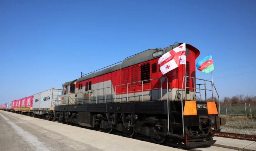 Poti&ndash;Bakı ekspres blok-qatarı istifadəyə verilib