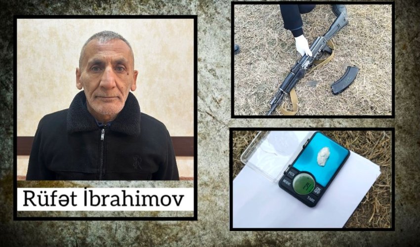 Ucarda saxlanılan şəxsdən odlu silah və narkotik vasitə aşlarlandı