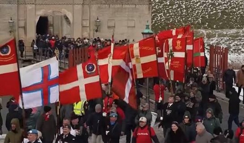 В Дании у посольства США прошла акция протеста из-за ситуации с Гренландией