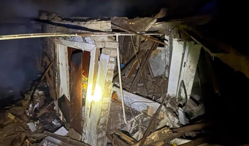 Российский дрон попал в жилой дом: двое погибли