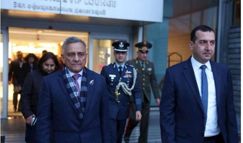 Hindistan ordusunun Baş qərargah rəisi Ermənistana səfər edib
