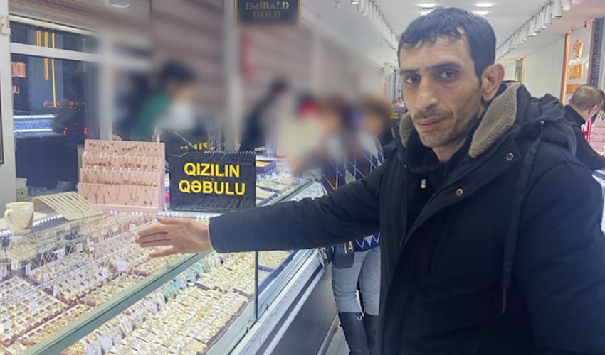 Bakıda pəncərədən girərək 2300 manatlıq qızıl oğurlayan şəxs tutulub