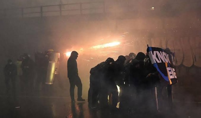 Протест против Олимпиады перерос в столкновения с полицией