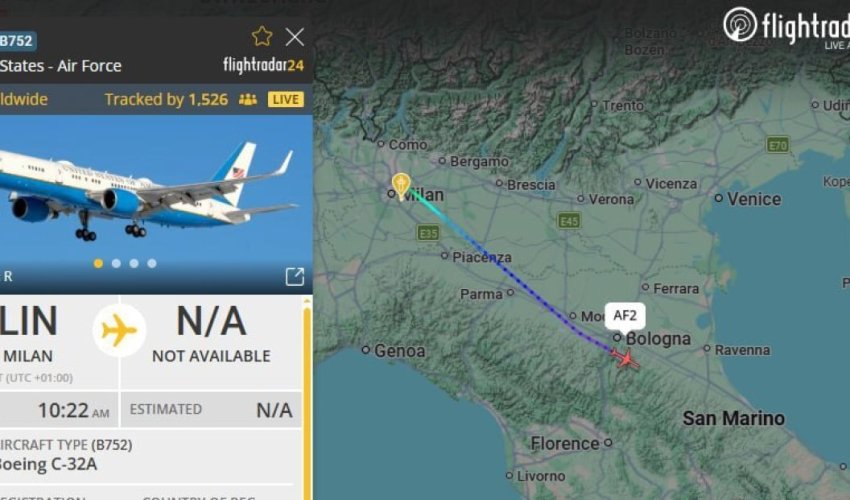 Why did a Lockheed Martin MC-130J Commando II fly to Baku?