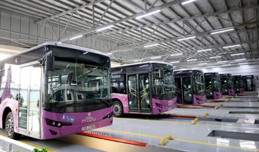 Bakıda daha bir marşrut üzrə avtobuslar yenilənib