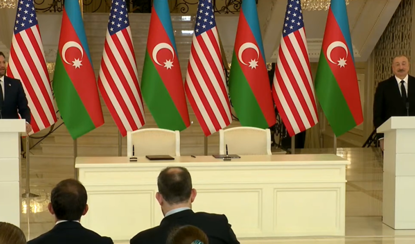 The US and Azerbaijan sign a charter of strategic partnership