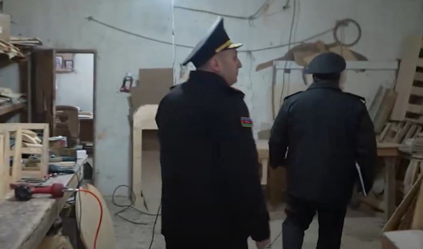 Bakıda mebel sexinin fəaliyyəti dayandırılıb