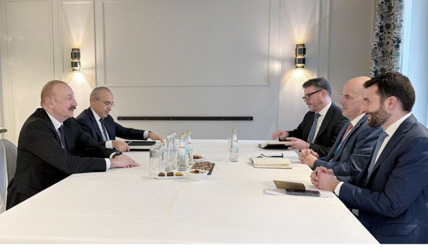 Президент Ильхам Алиев в Мюнхене встретился с генеральным директором корпорации Oracle