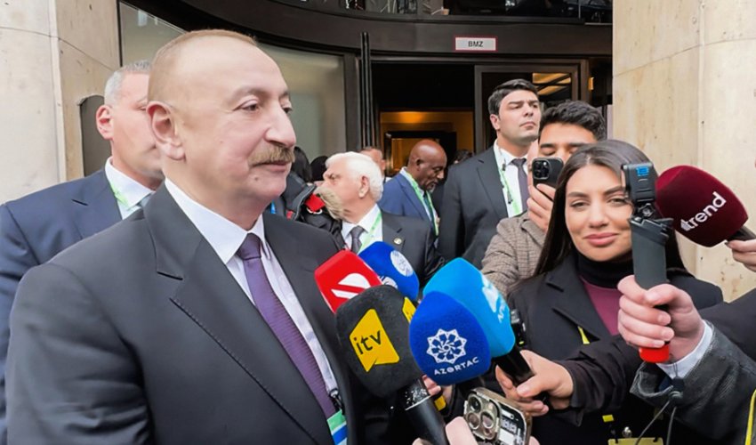 Ильхам Алиев: Мир уже есть, дело за Конституцией Армении