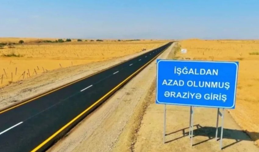 Müdafiə Nazirliyi: Azad olunan ərazilərdə 571 km-dən artıq yol bərpa edilib