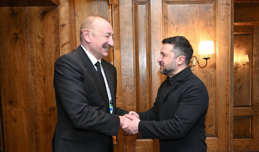 Prezident Zelenski ilə görüşüb