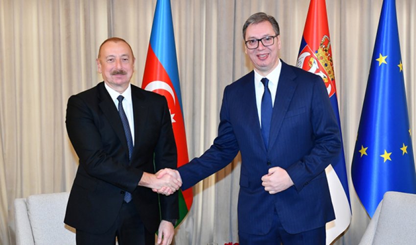 İlham Əliyev Vuçiçə təbrik məktubu ünvanlayıb