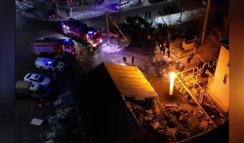 В Казахстане три человека пострадали при взрыве в продуктовом магазине