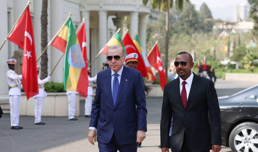 Ərdoğan və Efiopiyanın Baş naziri arasında görüş olub