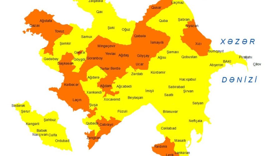 Küləklə bağlı sarı və narıncı xəbərdarlıq edilib