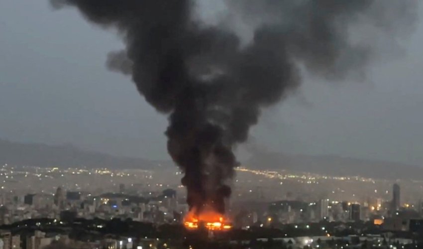 Пожар рядом с военными объектами в Тегеране