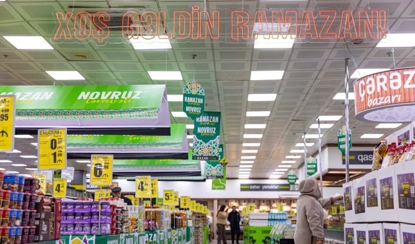 Bazarstore&rdquo;da Ramazan endirimləri başladı