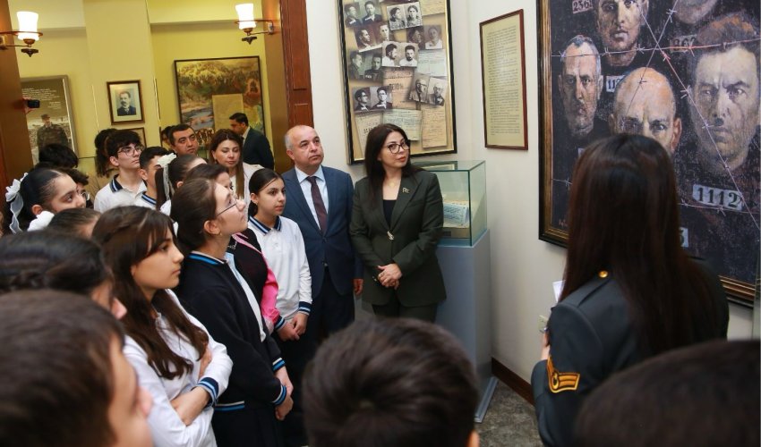 Şagirdlər Hərbi Prokurorluqdakı Soyqırımı Memorial Muzeyini ziyarət edib