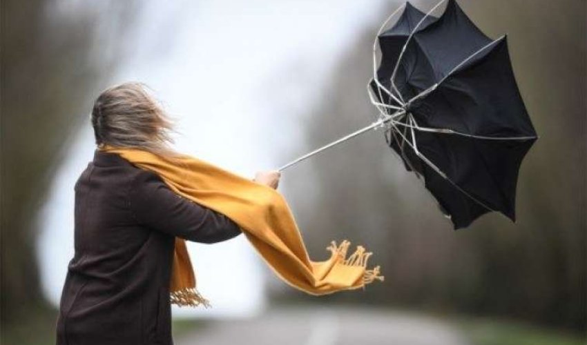 В Азербайджане в связи с ветреной погодой объявлено желтое предупреждение