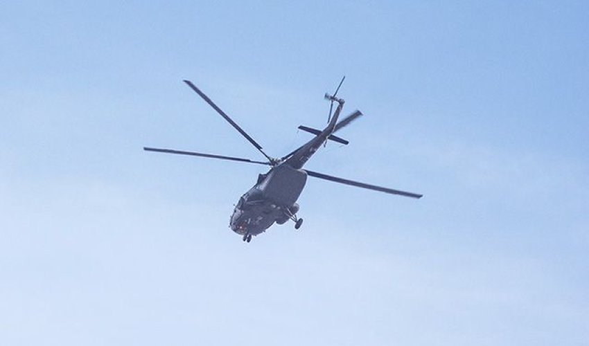 В России вертолет совершил жесткую посадку