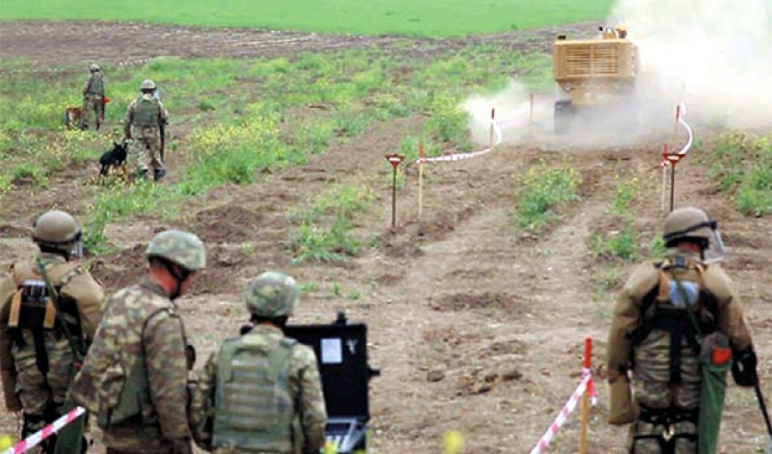 Bir həftədə nə qədər ərazi minadan təmizlənib?